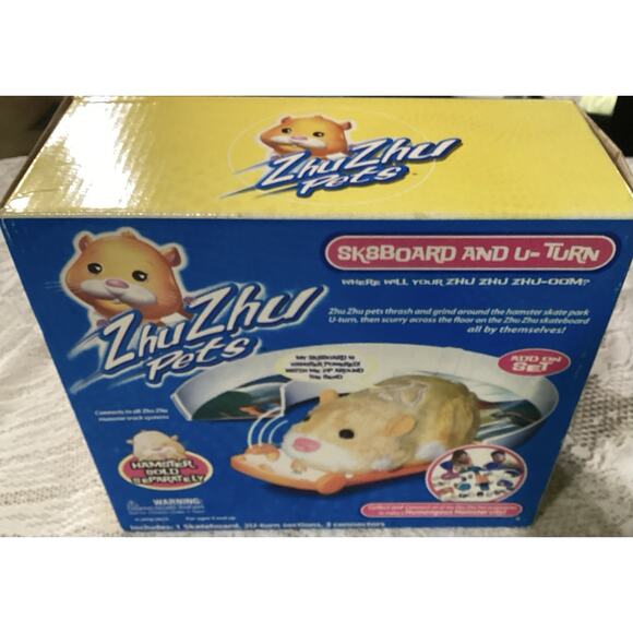 New ZhuZhu Pets Sk8Board And U-Turn Add On Set - Picture 2 of 6